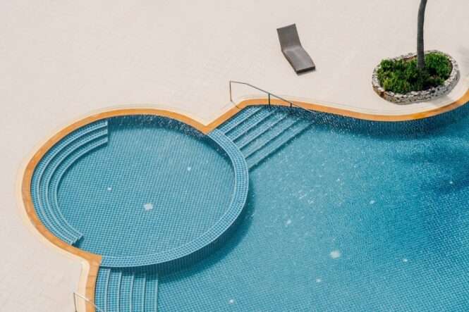 swimming pool top view